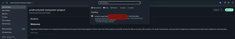 SageMaker Unified Studio catalog search for the emergency keyword, returning the enriched asset published in Part 1